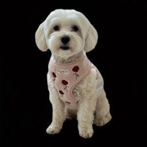 Pink Floral CocoPup Dog Harness Vest